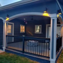 back porch addition finished