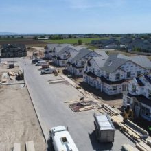 Drone view of Multifamily Construction