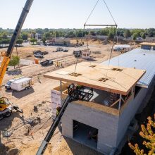 construction site of home being built