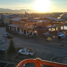 construction site in a subdivision